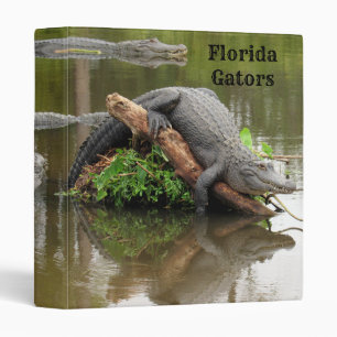 Florida Alligators - Gators - Wildlife -  Binder