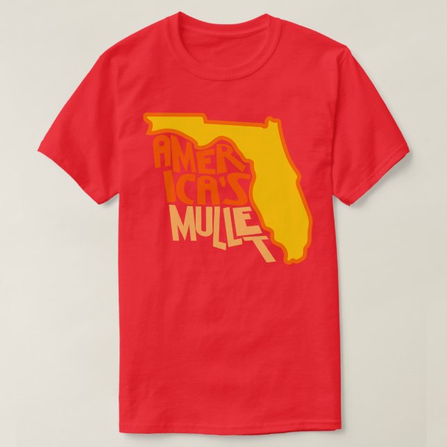 Florida Americas Mullet T-Shirt (Design Front)