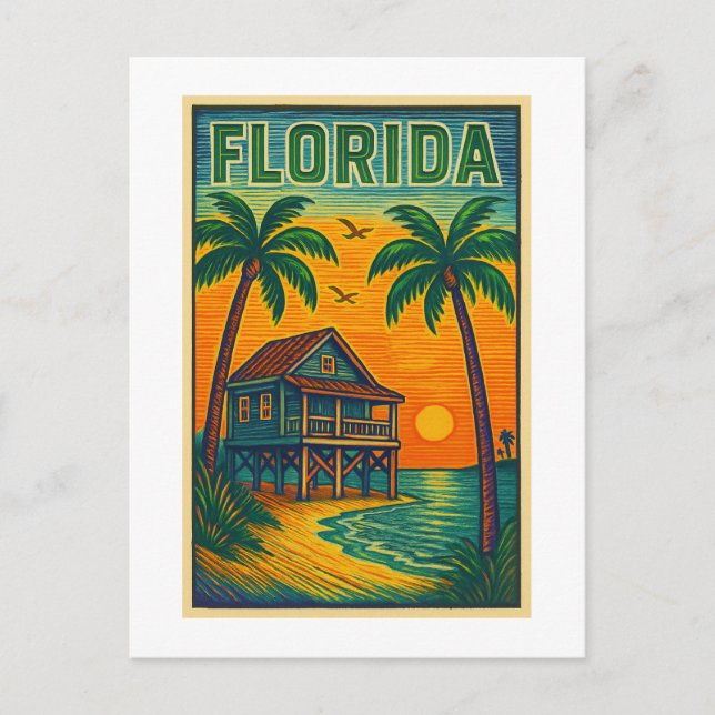 Florida Art Postcard (Front)