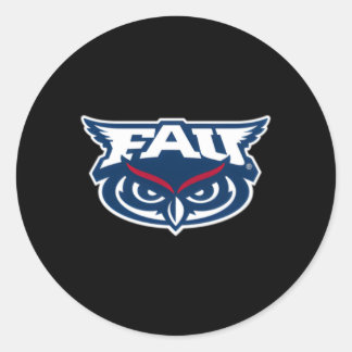 Florida Atlantic Owls Left Chest Icon Classic Round Sticker