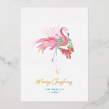 Florida Beach Christmas Watercolor Personalized
