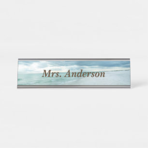 Florida Beach Desk Name Plate