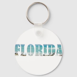 Florida Beach Keychain