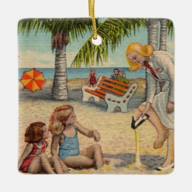 Florida Beach Ornament (Front)