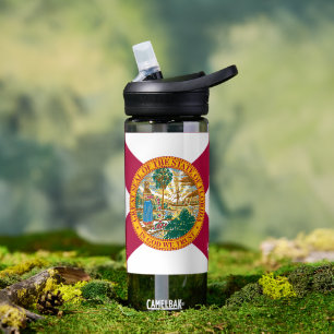 Florida bottle, patriotic Florida Flag Water Bottle