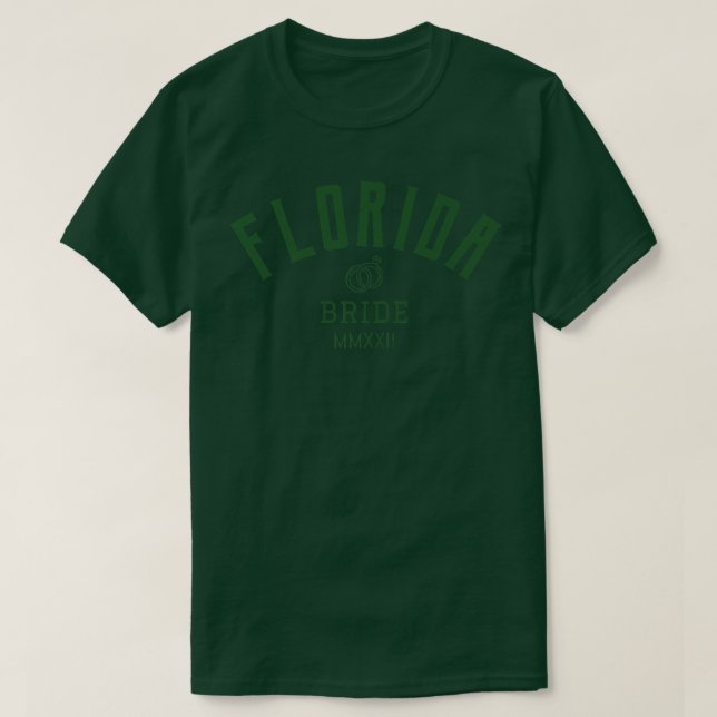 Florida Bride  Bachelorette Party  For the Bride  T-Shirt (Design Front)