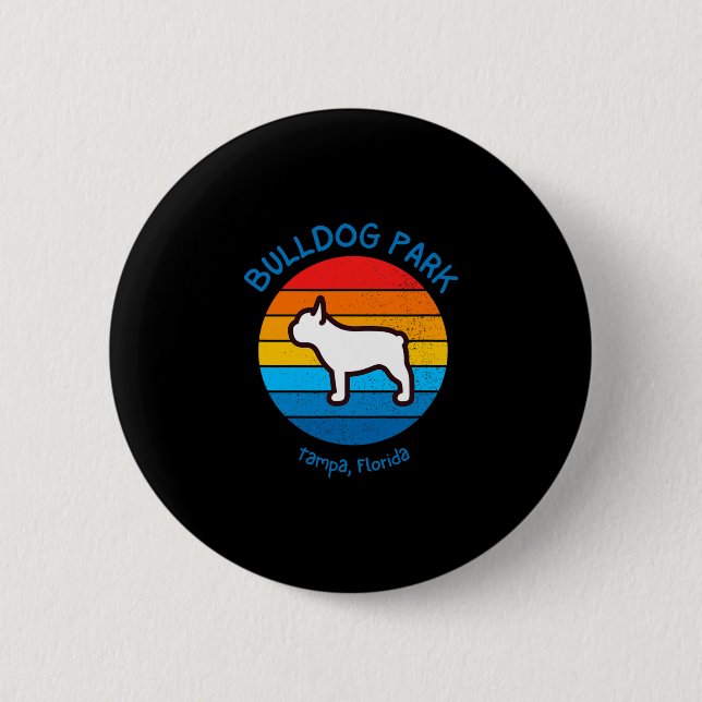 Florida Bulldog Park  2 Inch Round Button (Front)