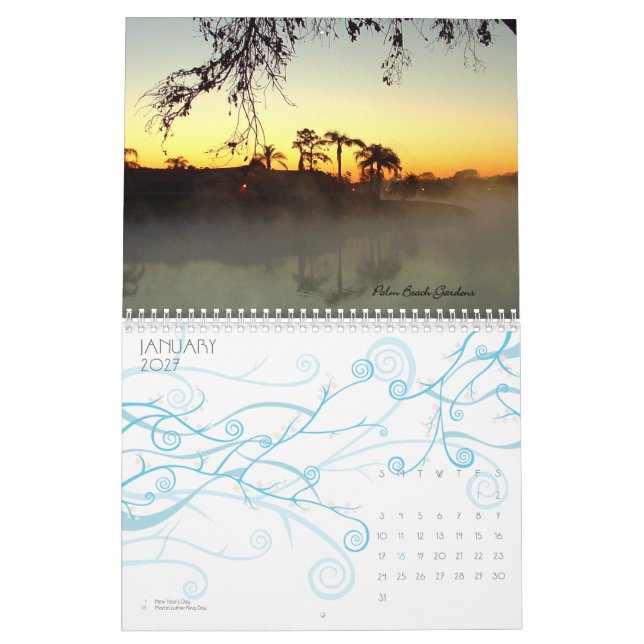 Florida Calendar (Jan 2027)