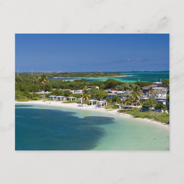 Florida - Carte postale du parc d'État de Bahia Ho (Devant)