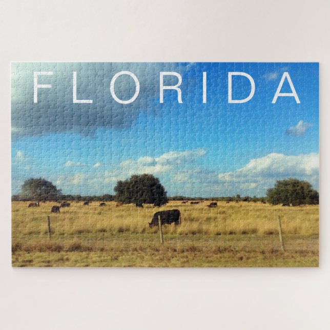 Florida Cattle Jigsaw Puzzle (Horizontal)