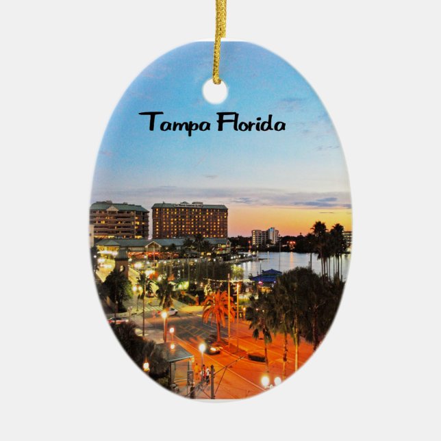 Florida Ceramic Ornament (Front)