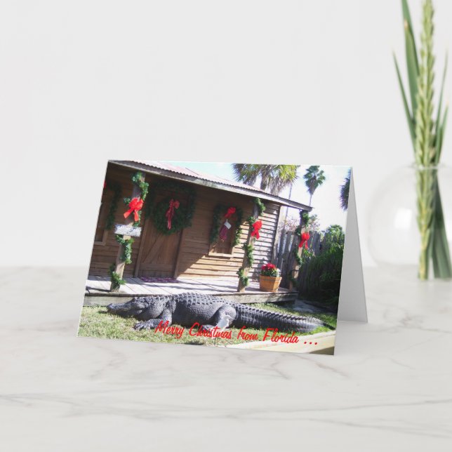Florida Christmas Holiday Card (Front)