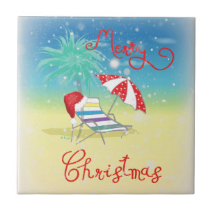 Florida-Christmas Holiday-Whimsical Tile