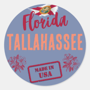 Florida Cities Classic Round Sticker