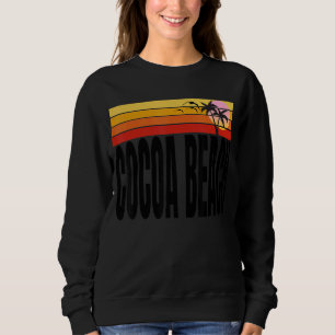 Florida Cocoa Beach Vacation Retro Vintage 70s 80s Sweatshirt