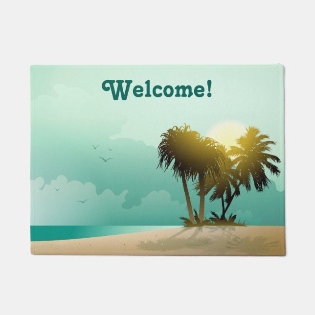 Florida. - Customizable Illustration Doormat (Front)