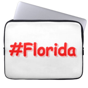 "#Florida " Cute Design. Buy Now Laptop Sleeve