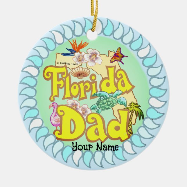 Florida Dad ornament (Front)