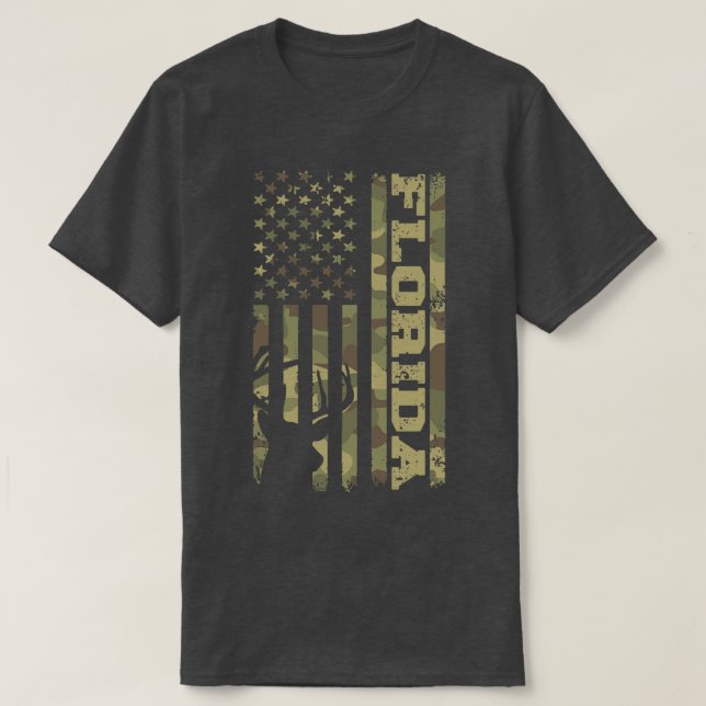 Florida Deer Hunter T-Shirt (Design Front)