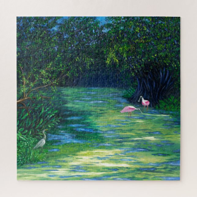 Florida Everglades Wildlife Refuge Jigsaw Puzzle (Vertical)