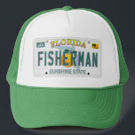 Florida Fisherman license plate hat<br><div class="desc">Florida Fisherman license plate hat</div>