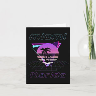 Florida Fl Citrus State Summer Miami Vibes Beach V Card