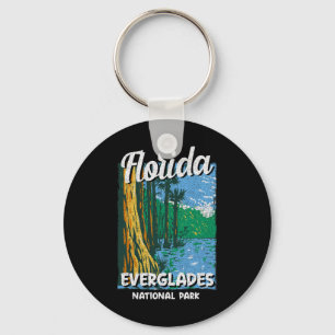 Florida Fl Miami Summer Vibes Beach Sunshine State Keychain