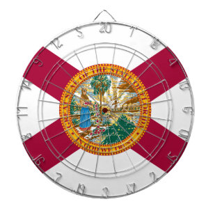 Florida flag dartboard