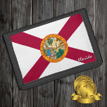 Florida flag fashion, State USA patriots / sports Trifold Wallet<br><div class="desc">Patriotic Wallets featuring USA state of Florida fashion with Florida flag - love my country,  travel gifts,  grandpa birthday,  national patriots / sports fans</div>