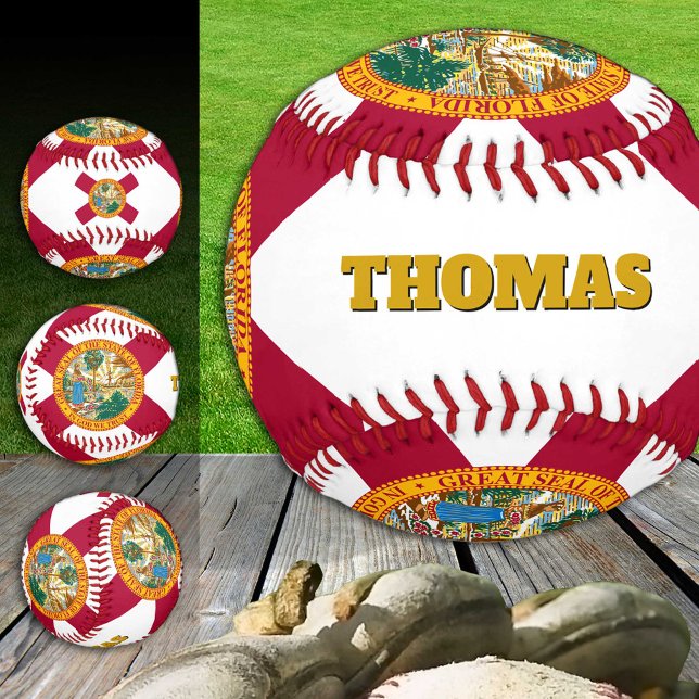 Florida Flag, Florida, Monogram / Baseball Balls (Creator Uploaded)