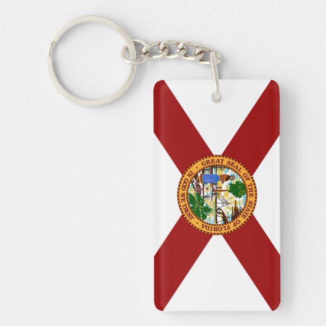 Florida flag keychain (Front)