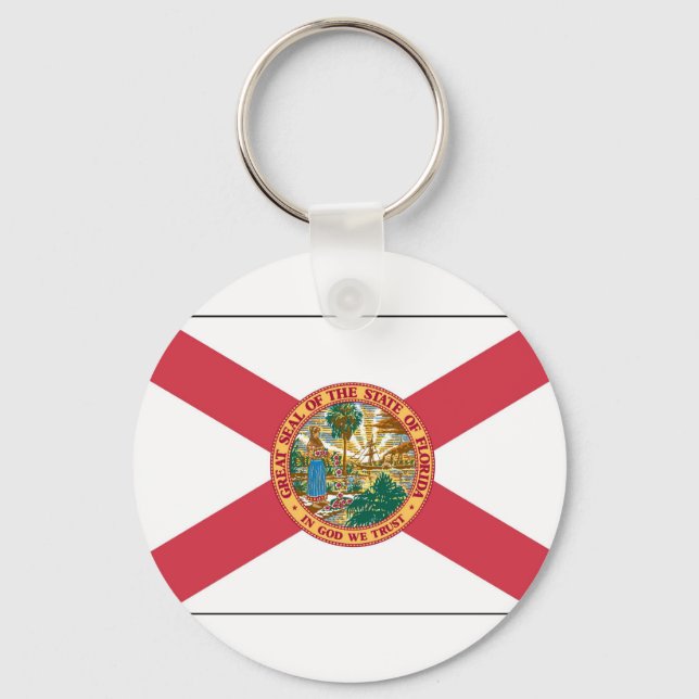 Florida flag keychain (Front)