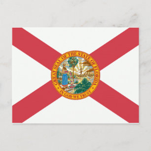 Florida Flag Postcard