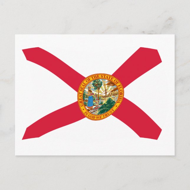 Florida Flag Postcard (Front)