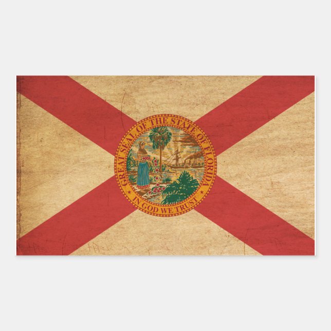 Florida Flag Sticker (Front)