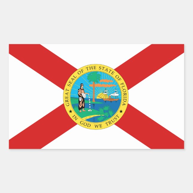 Florida Flag Sticker (Front)