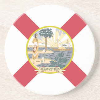 Florida Flag: The Sunshine State of Floridians Coaster