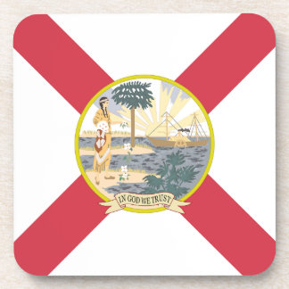 Florida Flag: The Sunshine State of Floridians Coaster