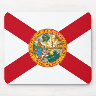 Florida Flag: The Sunshine State of Floridians Mouse Pad