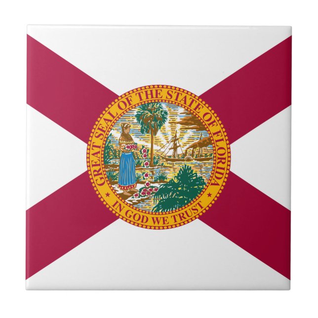 Florida flag tile (Front)
