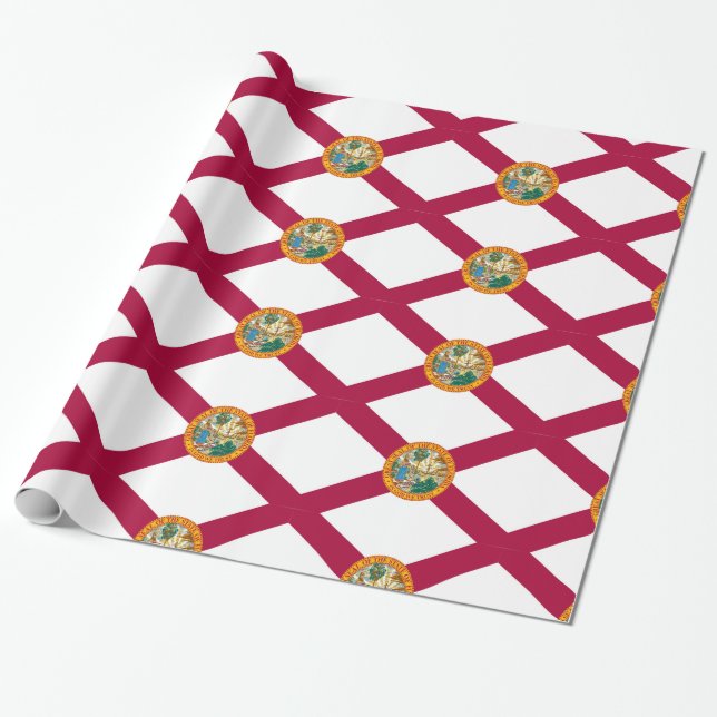 Florida flag wrapping paper (Unrolled)