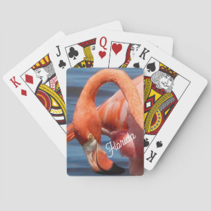 Florida Flamingo Playing Cards