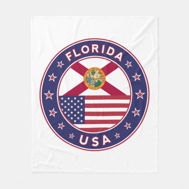 Florida Fleece Blanket (Front)