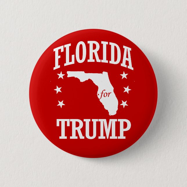 FLORIDA FOR TRUMP 2 INCH ROUND BUTTON (Front)