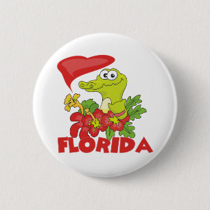 Florida Gator 2 Inch Round Button