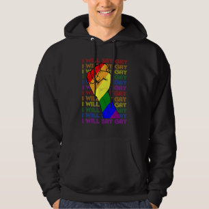 Florida Gay I Will Say Gay Say Love Proud Lgbtq Ga Hoodie