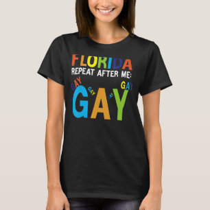 Florida Gay Say Gay Lesson Plans For Today Lgbtq T-Shirt
