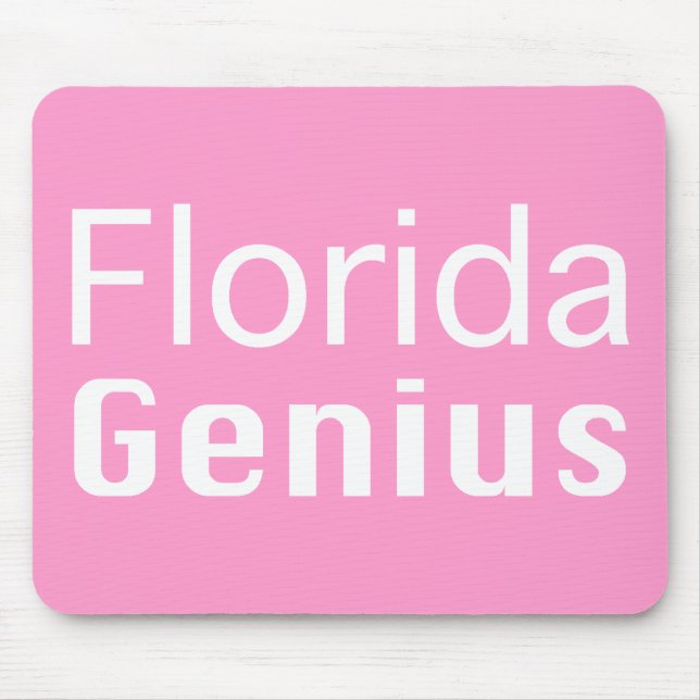 Florida Genius Gifts Mouse Pad (Front)