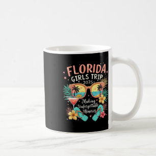 Florida Girls Trip 2025 Beach Vibes Family Vacatio Coffee Mug