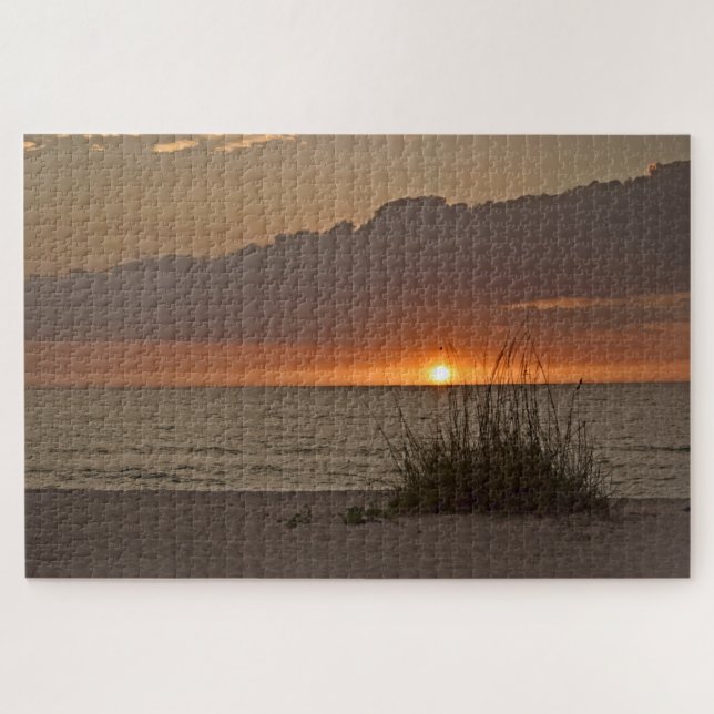 Florida Gulf Coast Sunset - 20x30 - 1014 pc Jigsaw Puzzle (Horizontal)